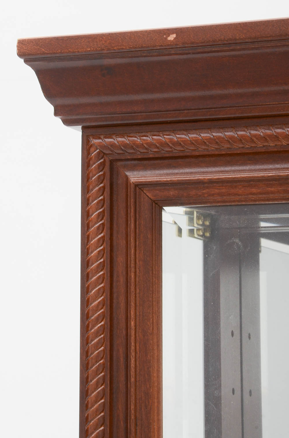 Howard Miller illuminated Cherry Curio Cabinet