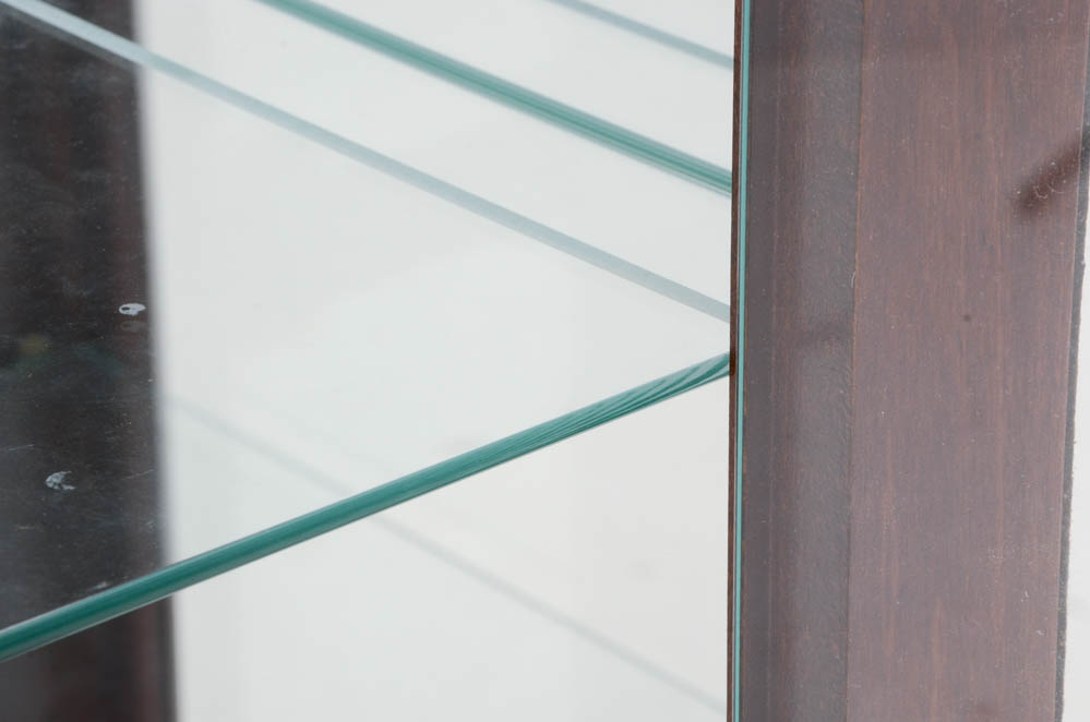 Howard Miller illuminated Cherry Curio Cabinet