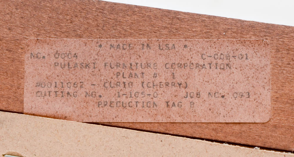 Howard Miller illuminated Cherry Curio Cabinet