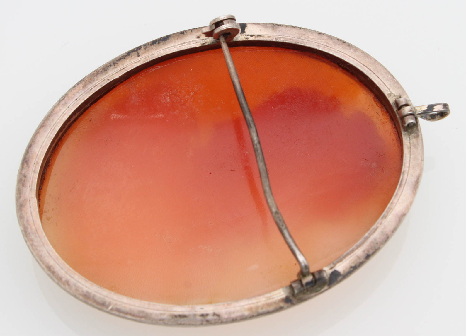 Large Antique Shell Cameo Brooch