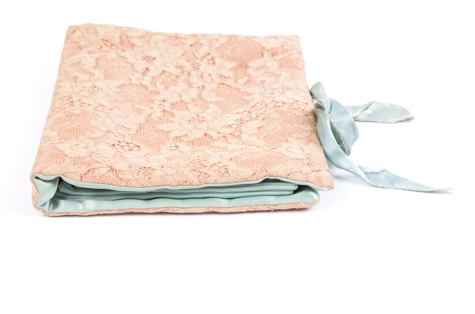 Vintage Satin and Lace Lingerie Case