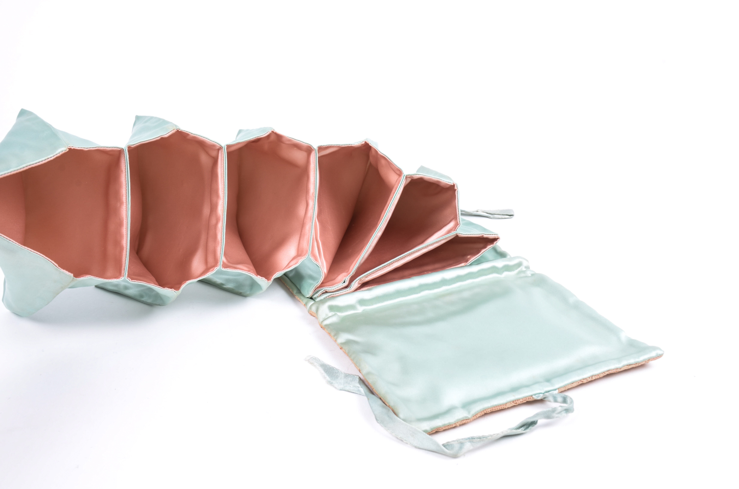 Vintage Satin and Lace Lingerie Case