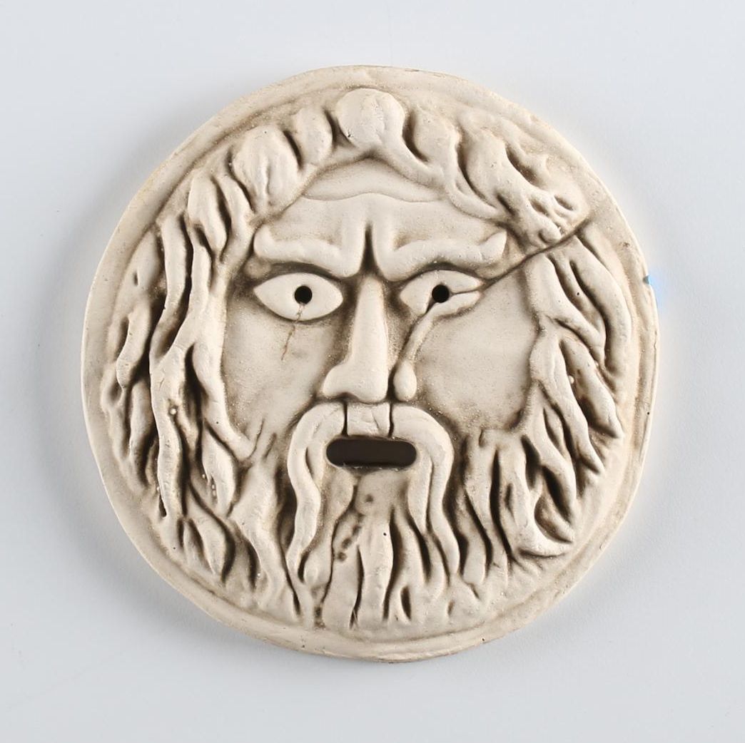 Roman Replica "Mouth of Truth" Mask Tile