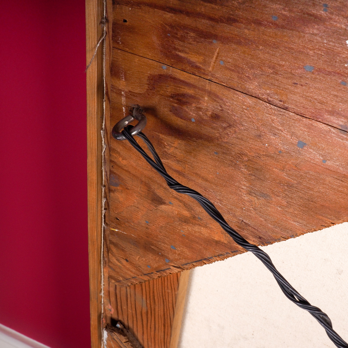 Large Blue and Green Abstract Oil on Canvas Painting