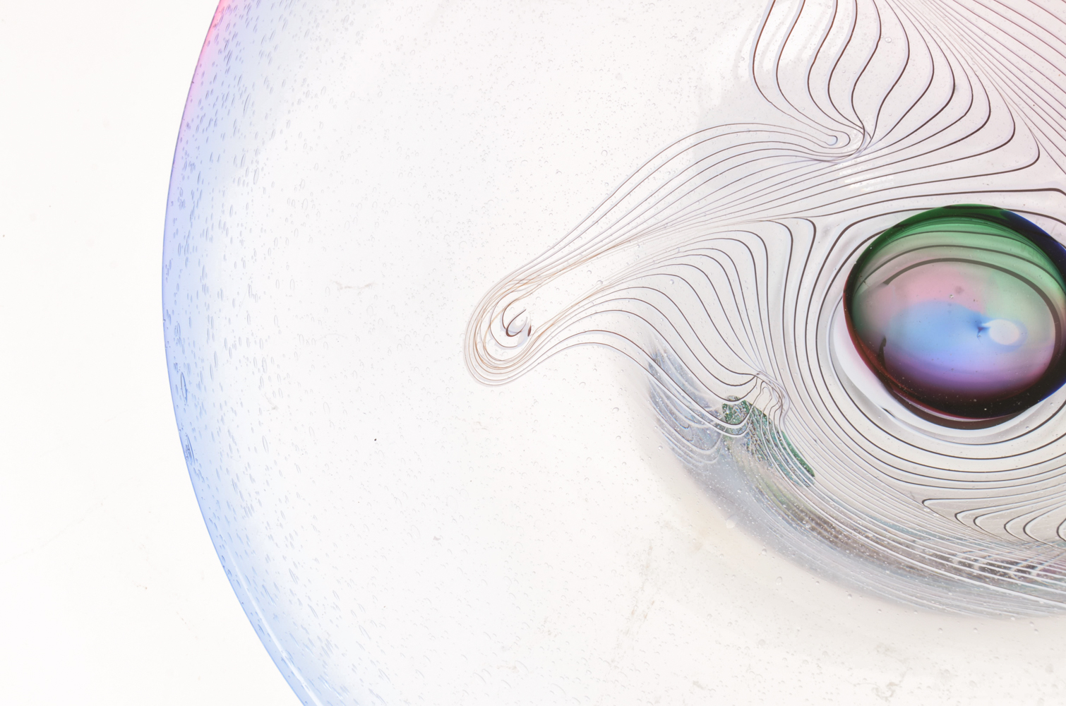 Pair of Art Glass Centerpieces