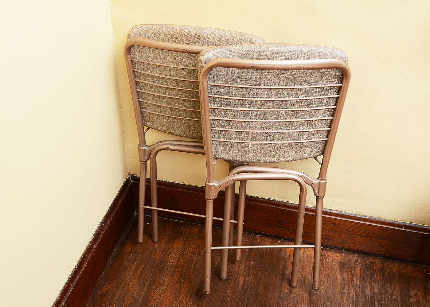 Four Vintage Cosco Gatefold Chairs