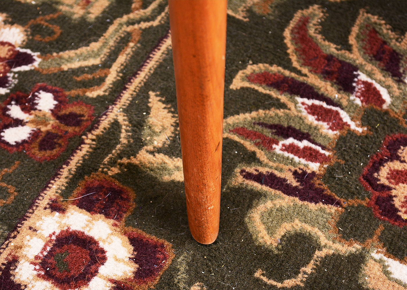 Mid Century Modern Heywood-Wakefield Drop Leaf Dining Table and Four Chairs