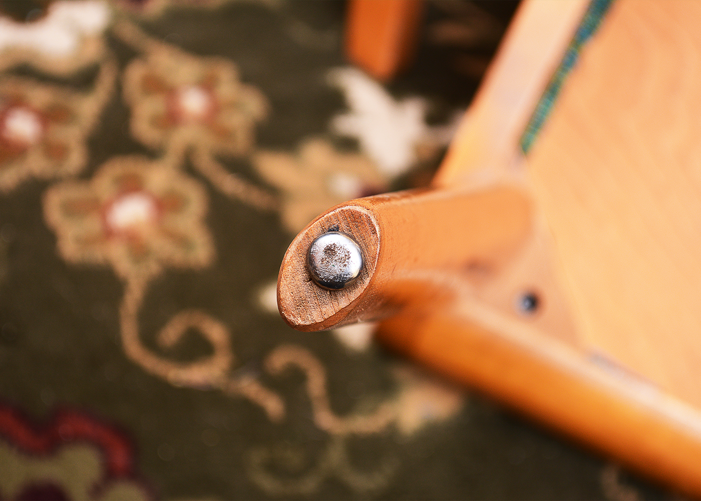 Mid Century Modern Heywood-Wakefield Drop Leaf Dining Table and Four Chairs