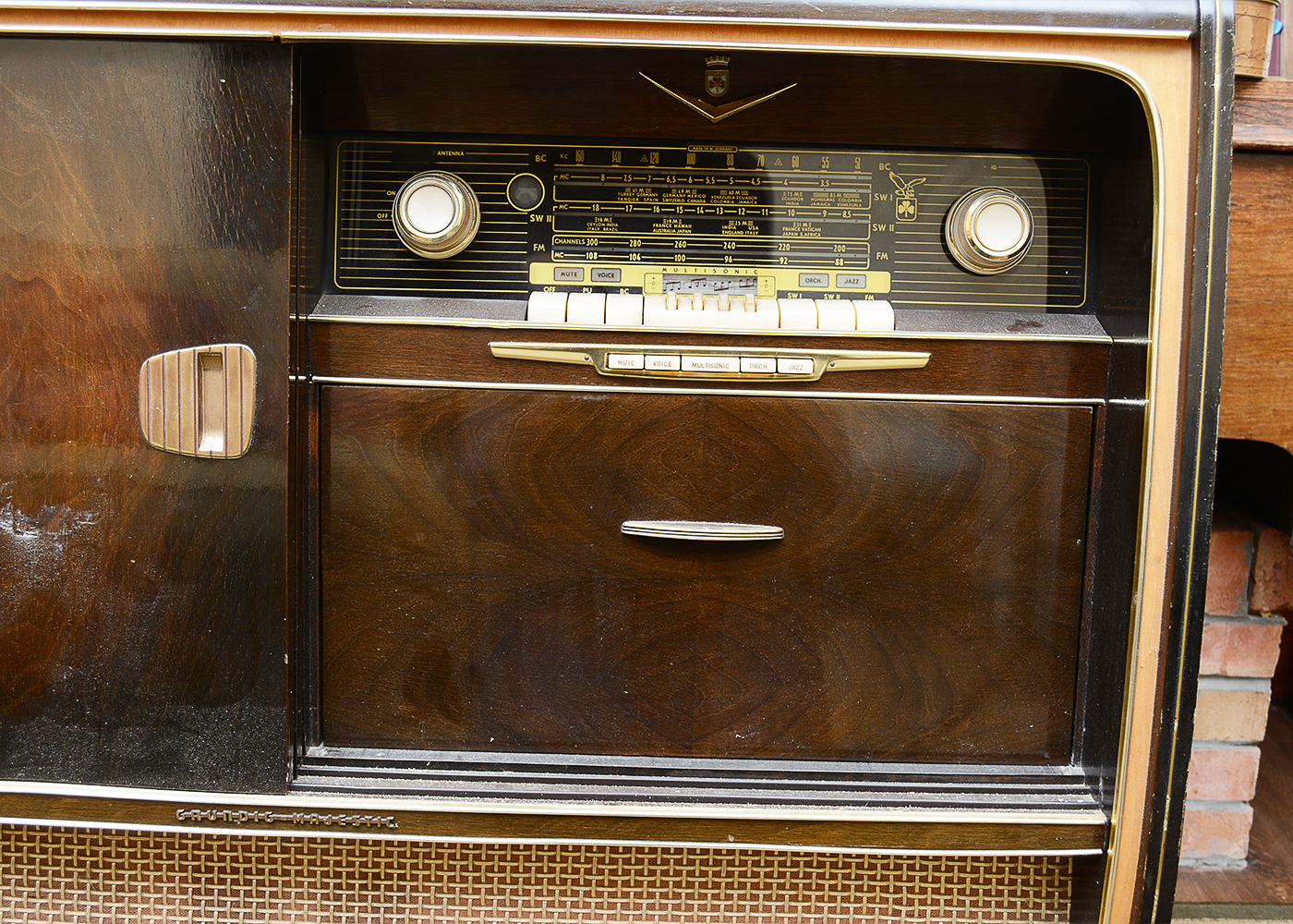 Mid-Century Grundig Majestic Stereo Console