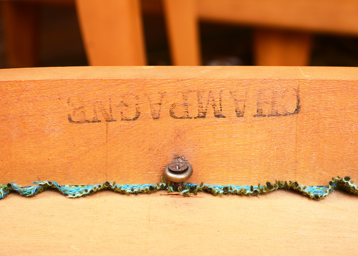 Mid Century Modern Heywood-Wakefield Drop Leaf Dining Table and Four Chairs