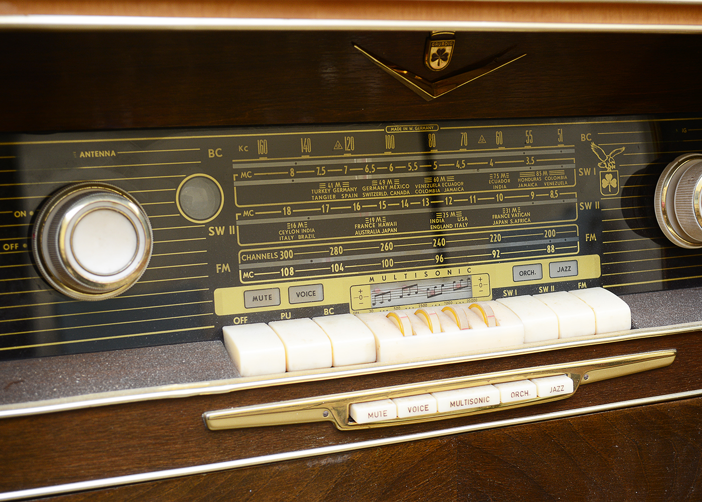 Mid-Century Grundig Majestic Stereo Console