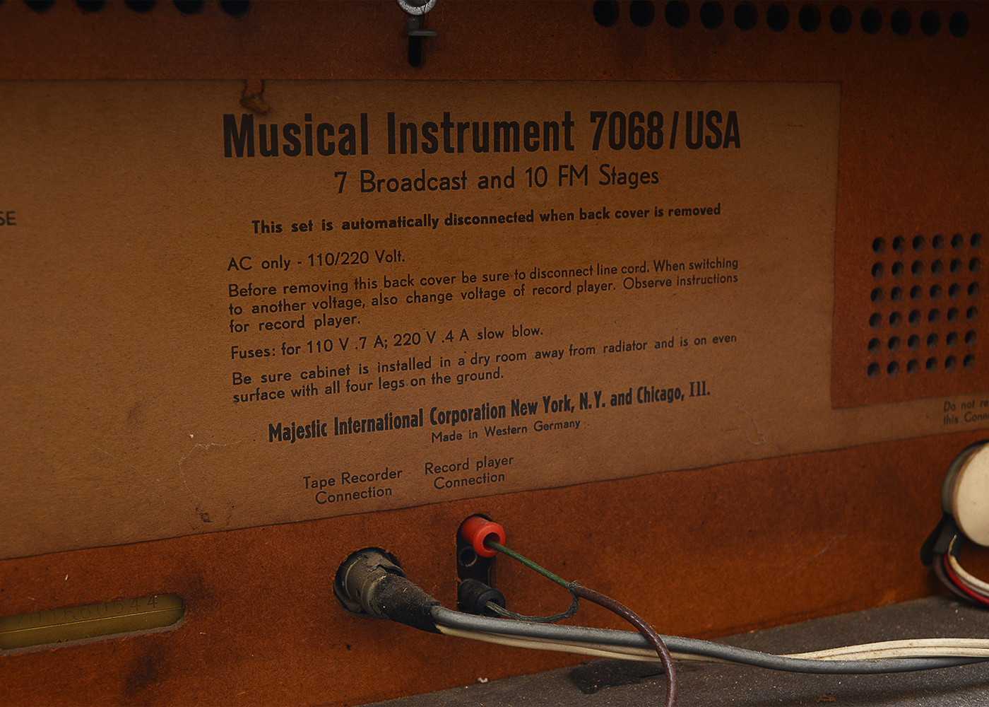 Mid-Century Grundig Majestic Stereo Console