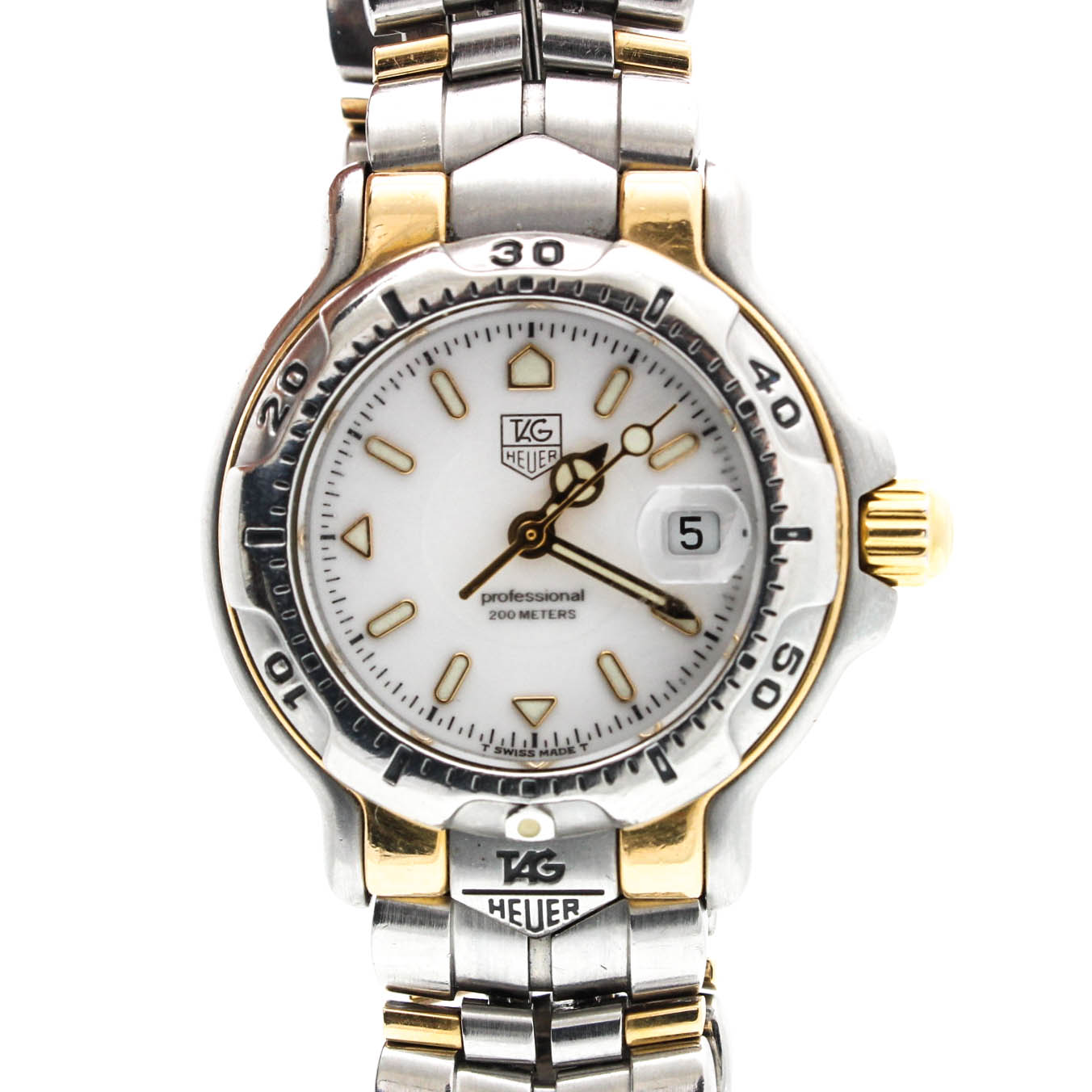 Tag Heuer 6000 Series 18K Yellow Gold and Stainless Steel Women's Watch