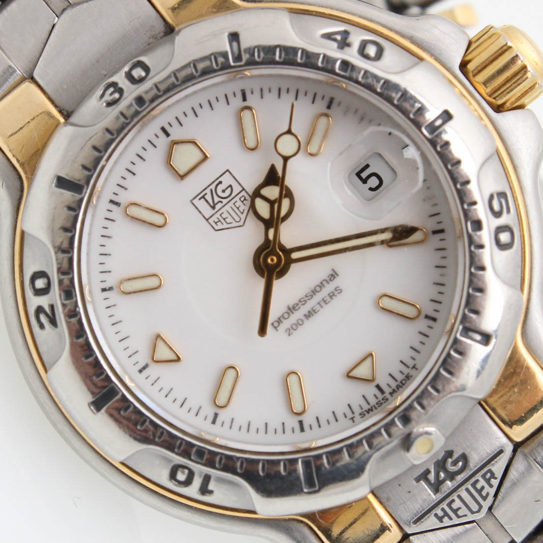 Tag Heuer 6000 Series 18K Yellow Gold and Stainless Steel Women's Watch