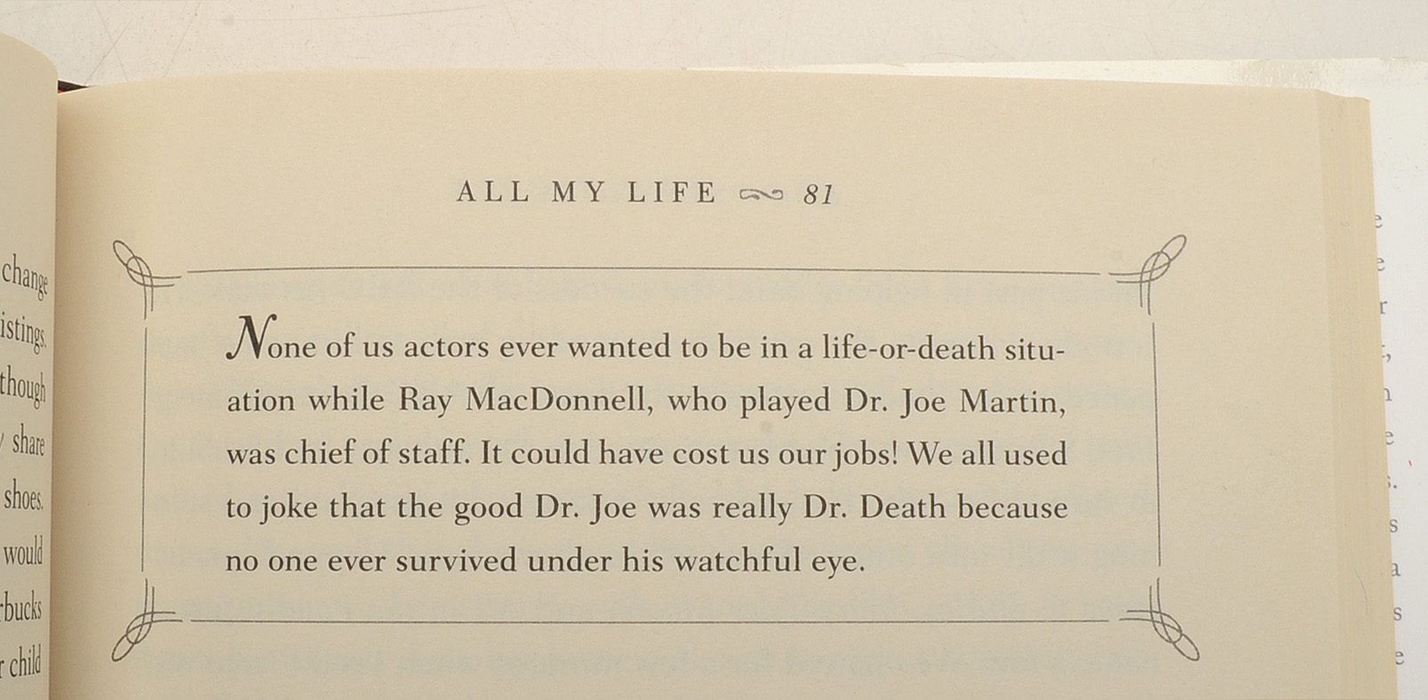 "All My Life" - Susan Will Write Inscription To Winning Bidder