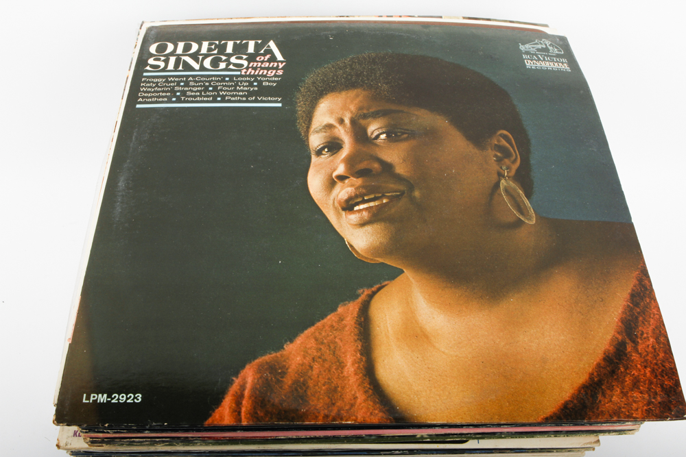 Odetta, Phil Ochs, Supremes and Other Vintage LPs