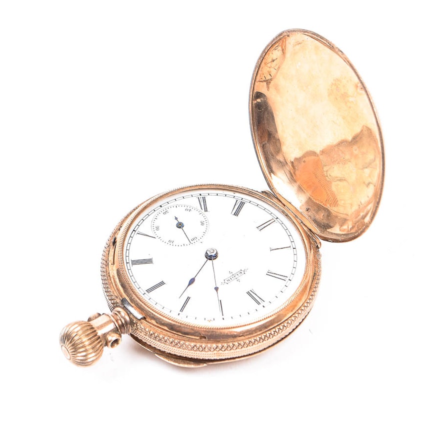 Antique 14K Gold Elgin Pocket Watch
