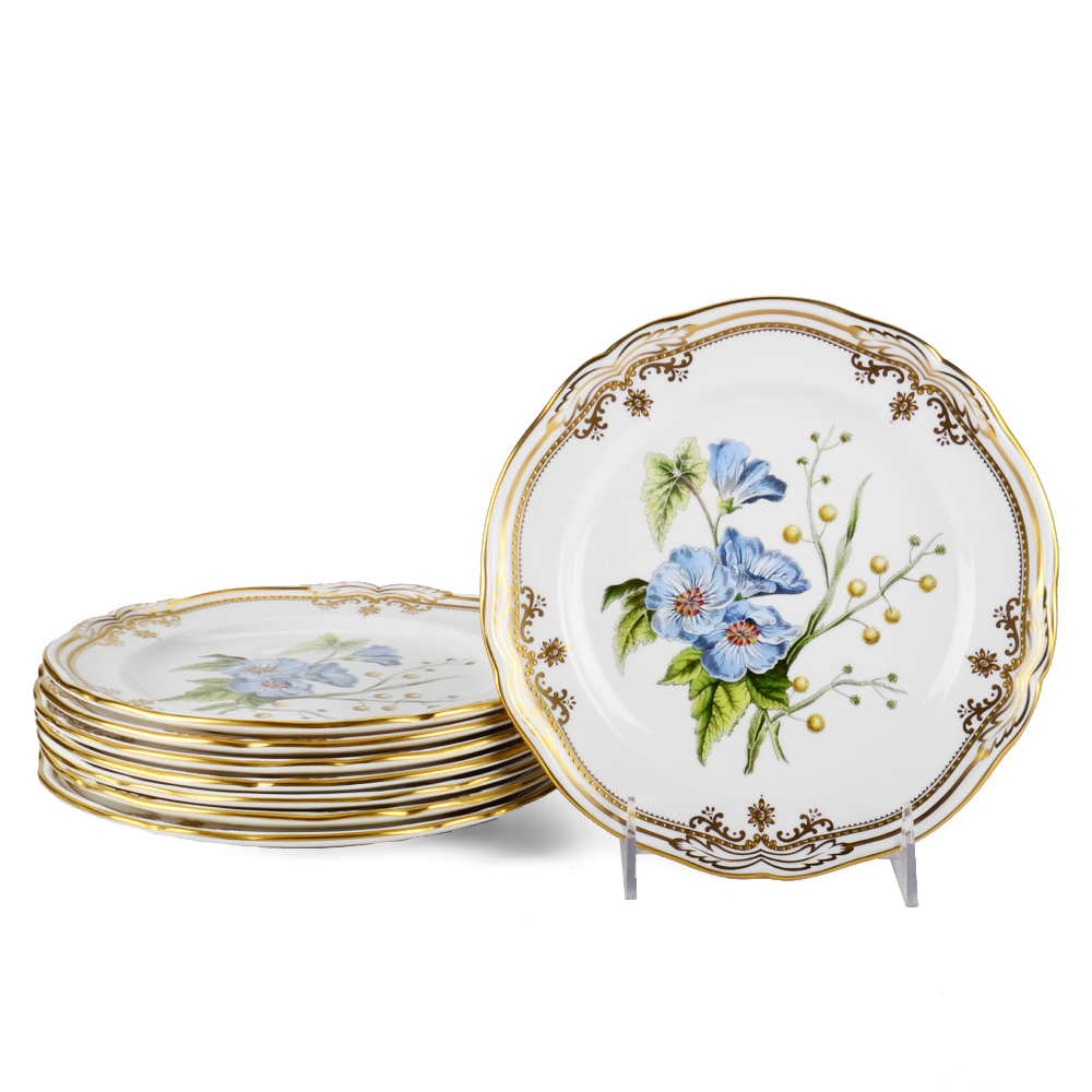 Spode "Stafford Flowers" Fine Bone China Plates