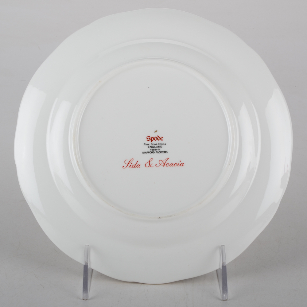 Spode "Stafford Flowers" Fine Bone China Plates