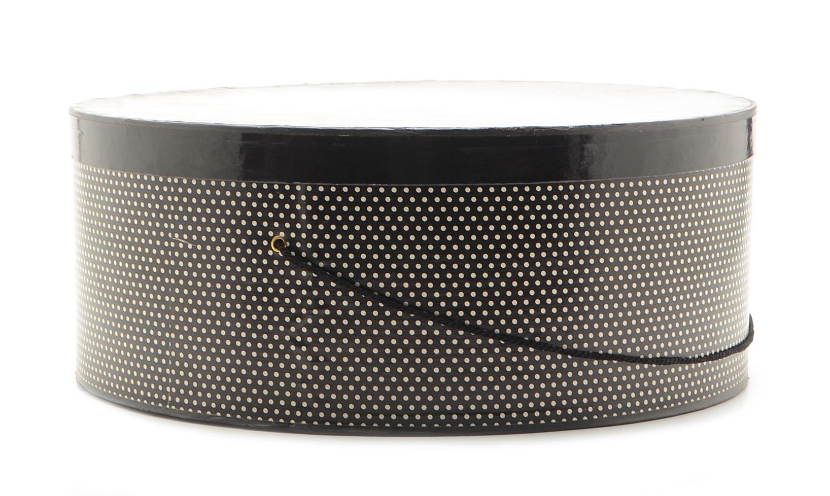 Tracey Tooker of New York Fine Millinery Black Imported Fur Felt Picture Hat Trimmed in Black Rabbit Fur