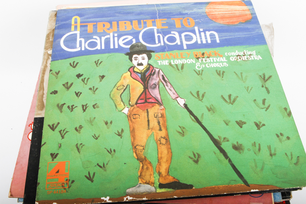 Charlie Chaplin, "Biograph Girl" and Other Soundtrack LPs