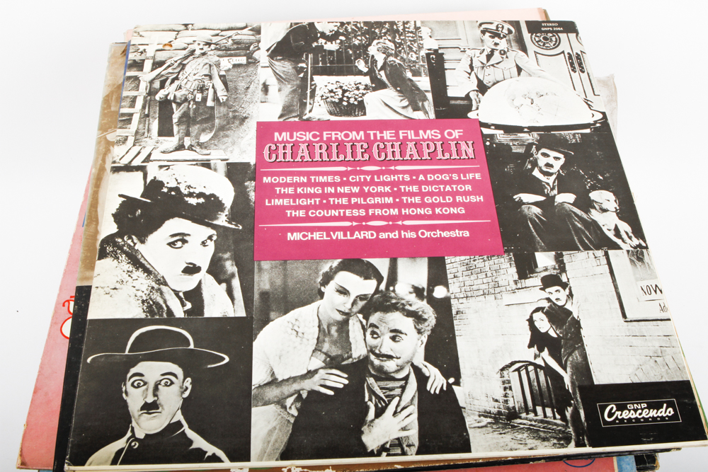 Charlie Chaplin, "Biograph Girl" and Other Soundtrack LPs