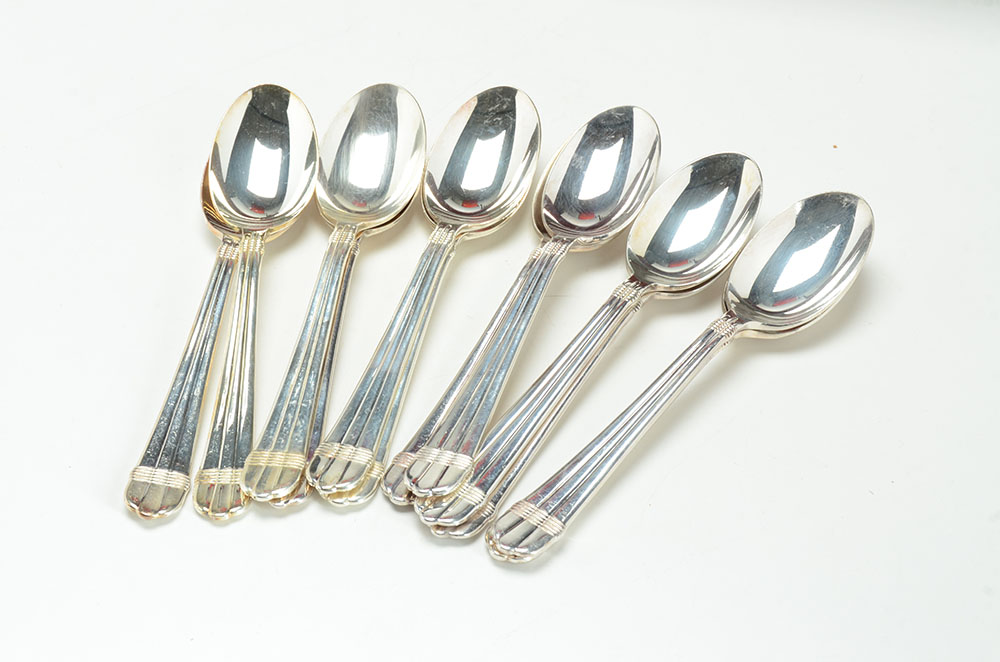 James Dixon and Sons Sterling Silver Flatware Set