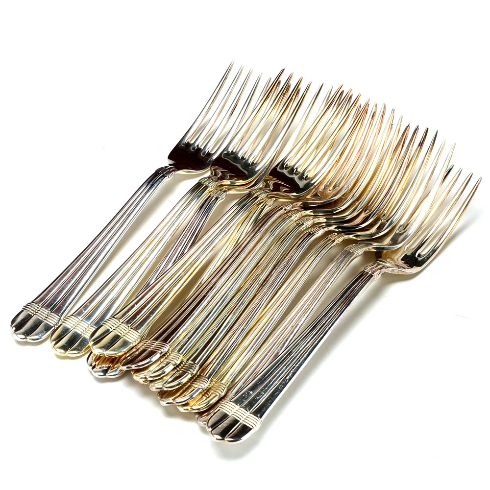 James Dixon and Sons Sterling Silver Flatware Set