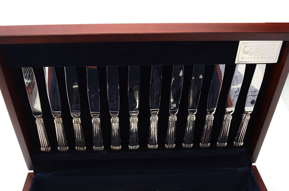 James Dixon and Sons Sterling Silver Flatware Set