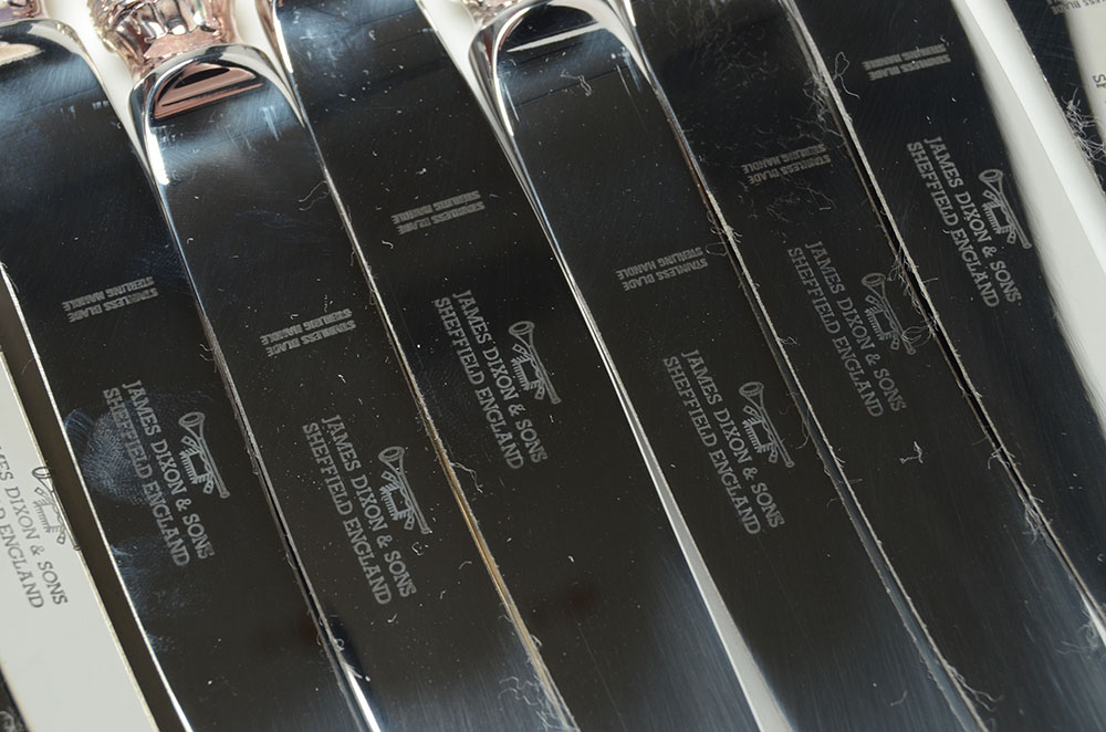 James Dixon and Sons Sterling Silver Flatware Set