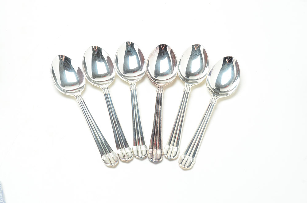 James Dixon and Sons Sterling Silver Flatware Set