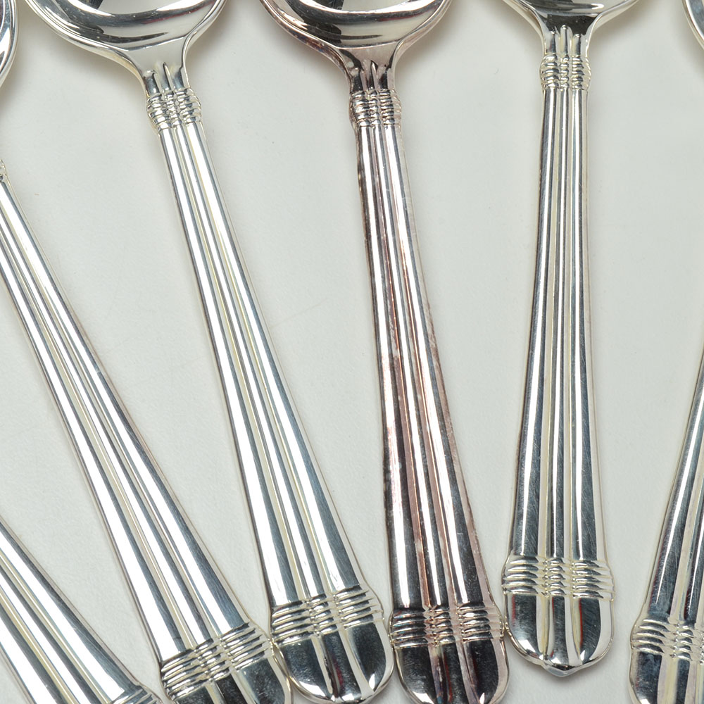 James Dixon and Sons Sterling Silver Flatware Set