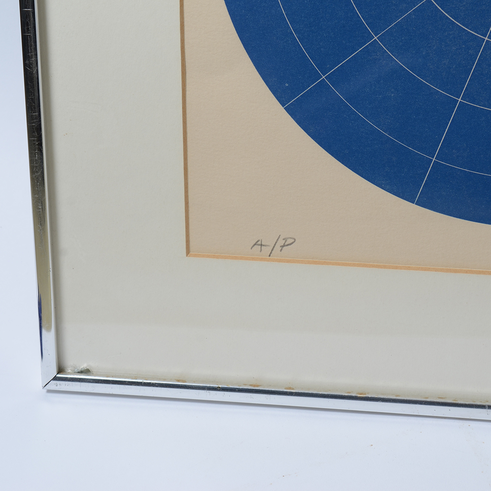 Lola Breidbart Artist's Proof Serigraph "Three Circles"