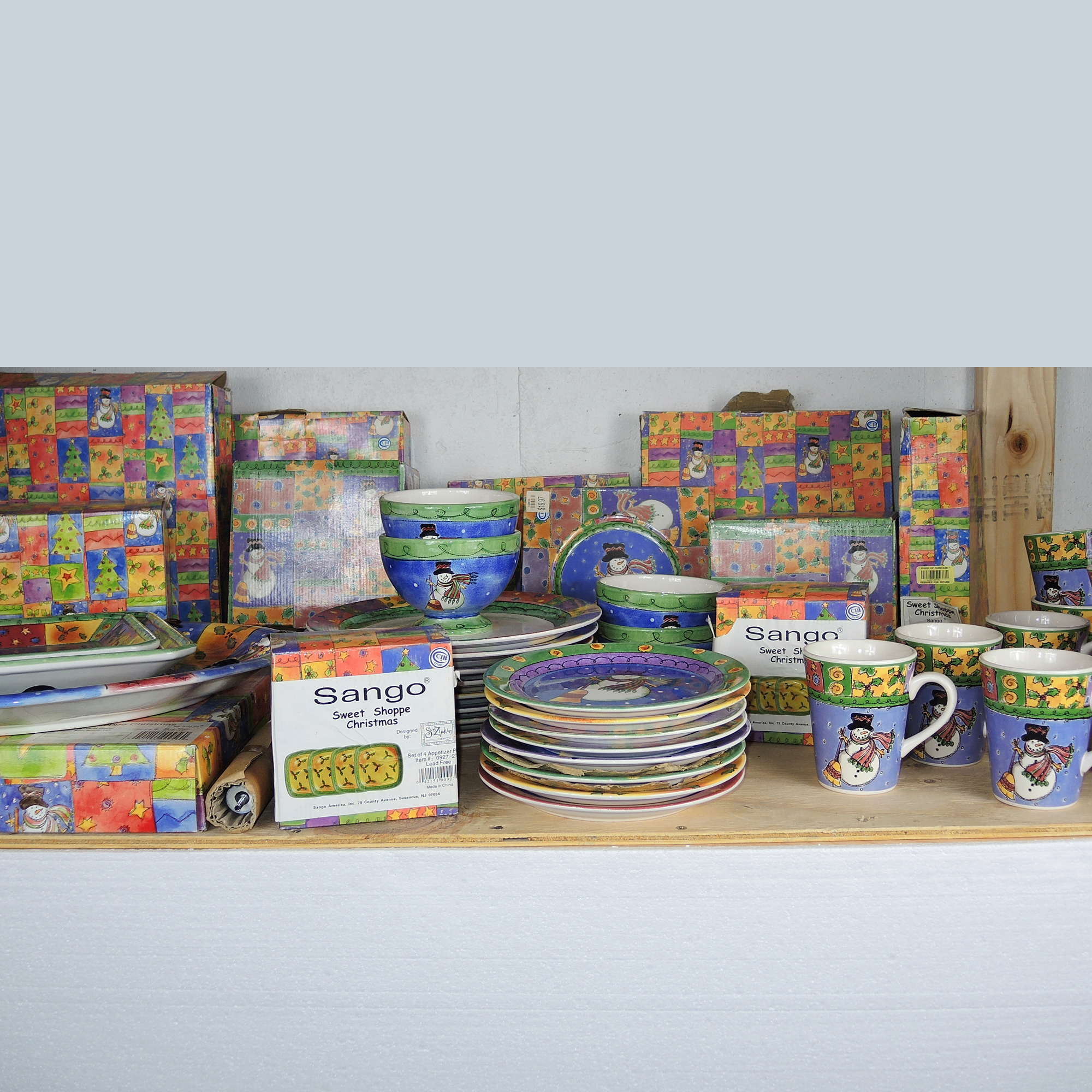 Sango Sweet Shoppe Christmas Dishes Set