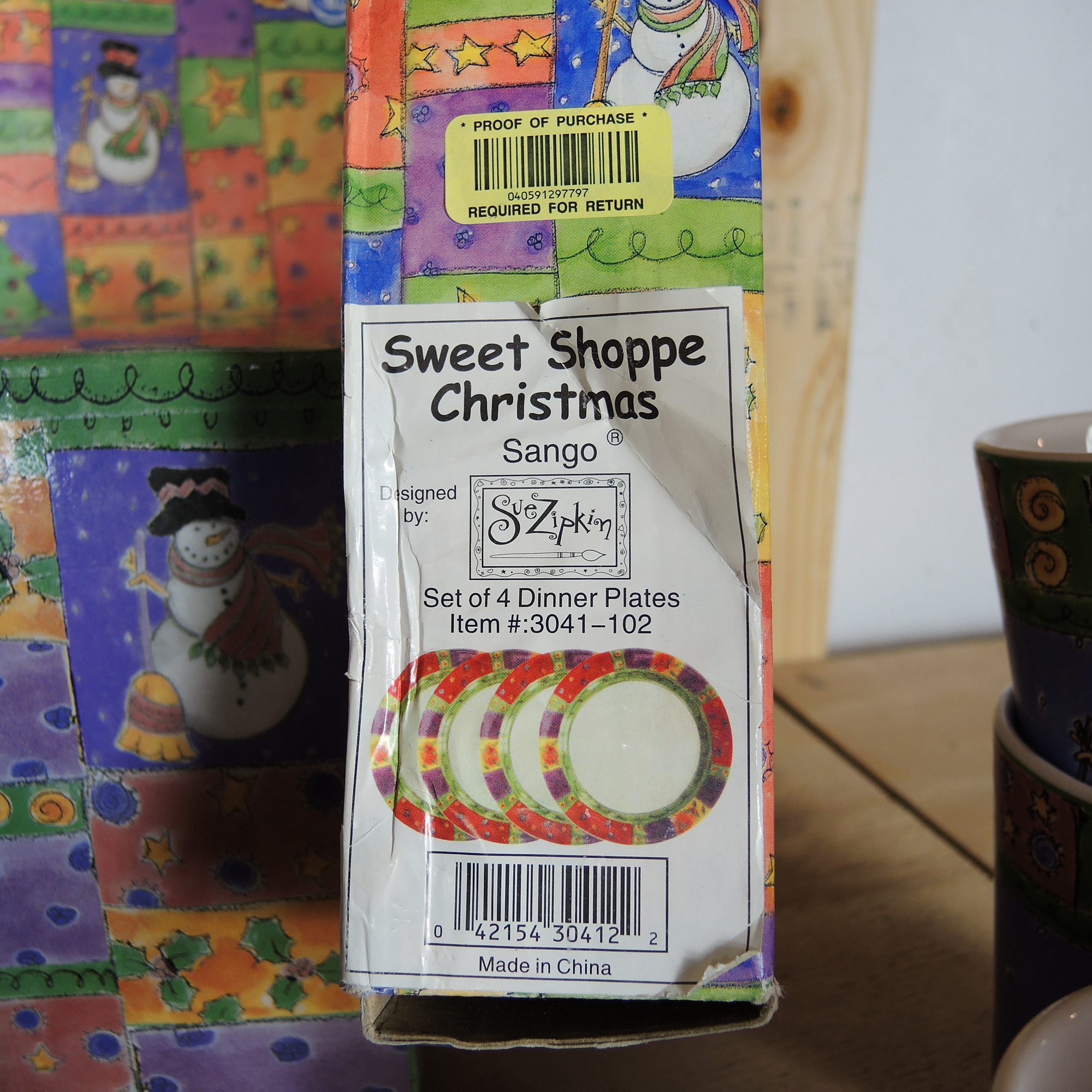 Sango Sweet Shoppe Christmas Dishes Set