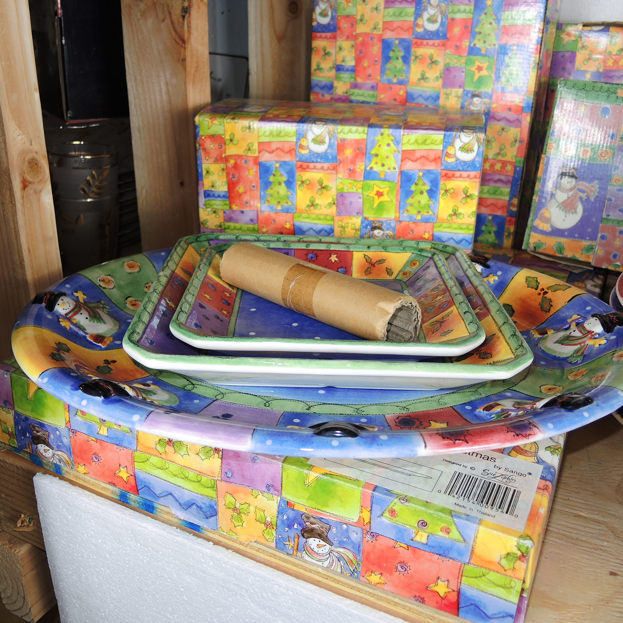 Sango Sweet Shoppe Christmas Dishes Set