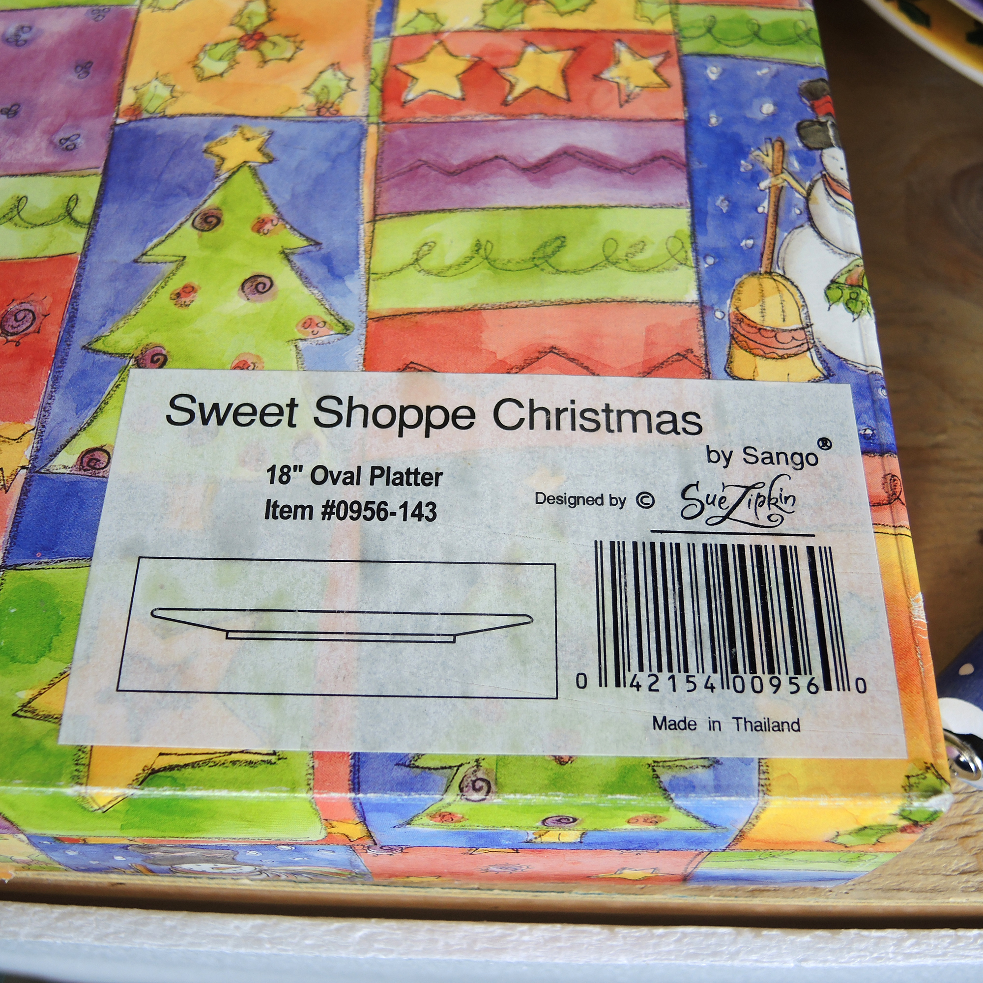 Sango Sweet Shoppe Christmas Dishes Set