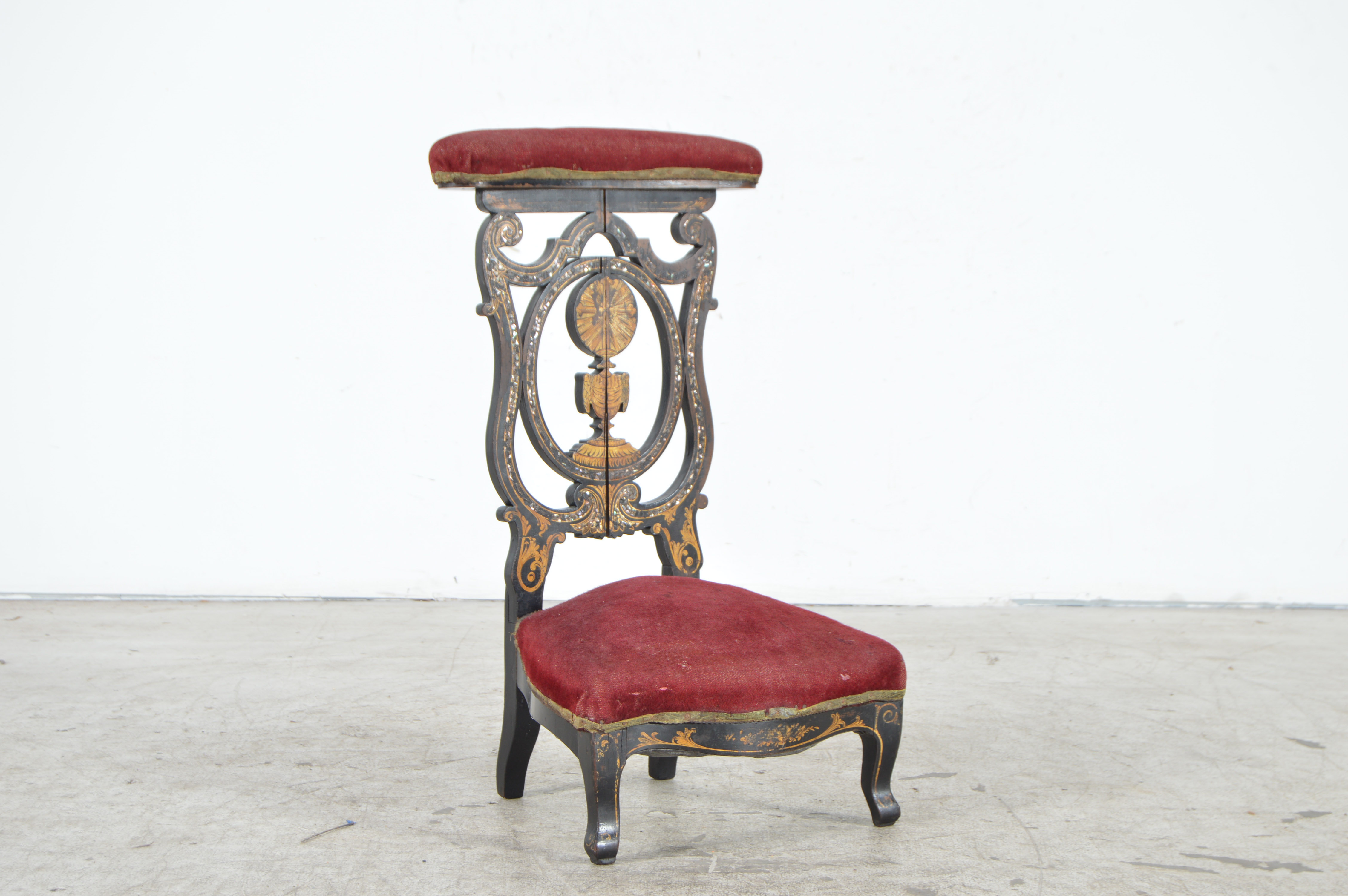 Antique French Prie-Dieux Prayer Bench
