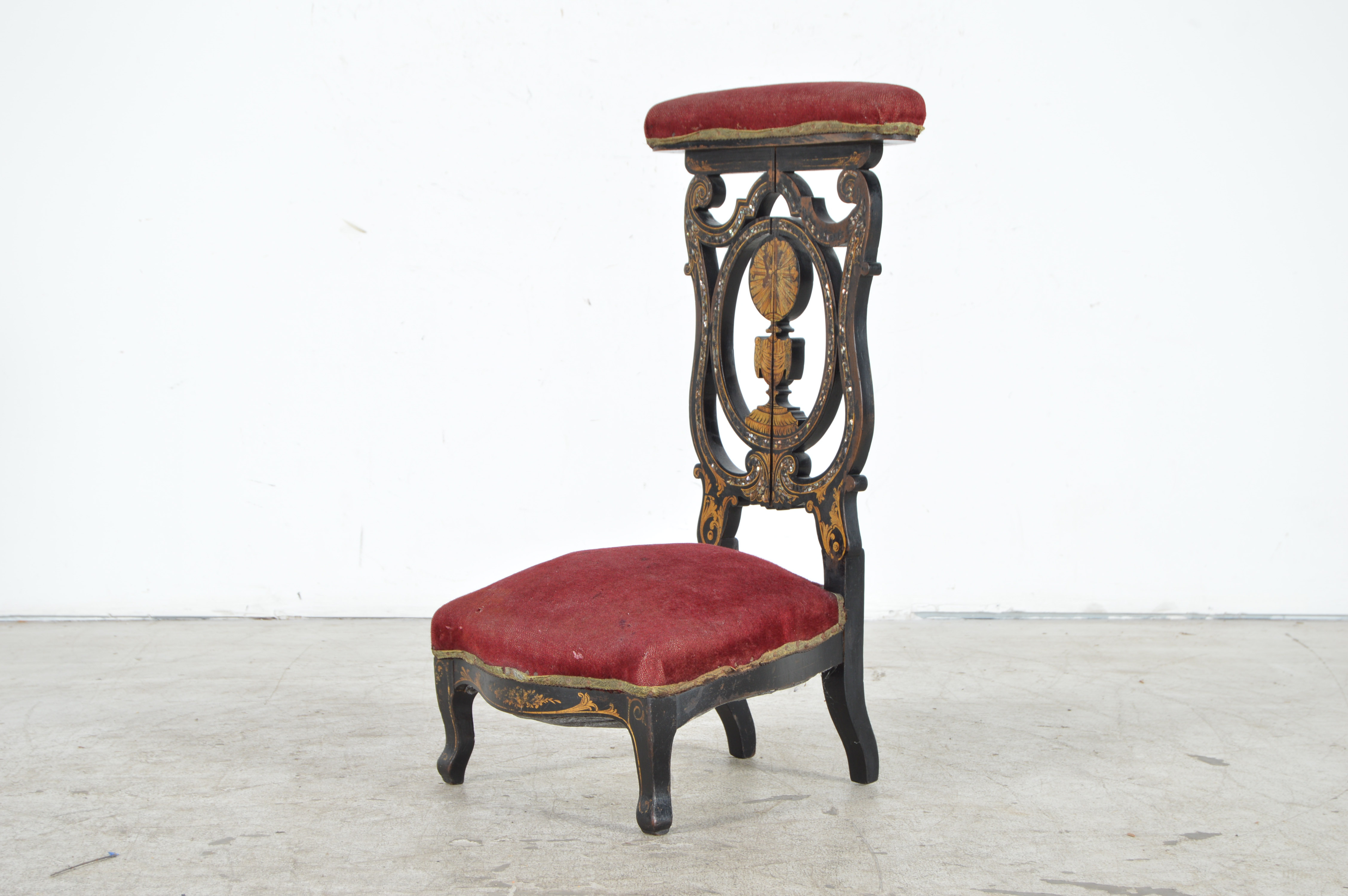 Antique French Prie-Dieux Prayer Bench