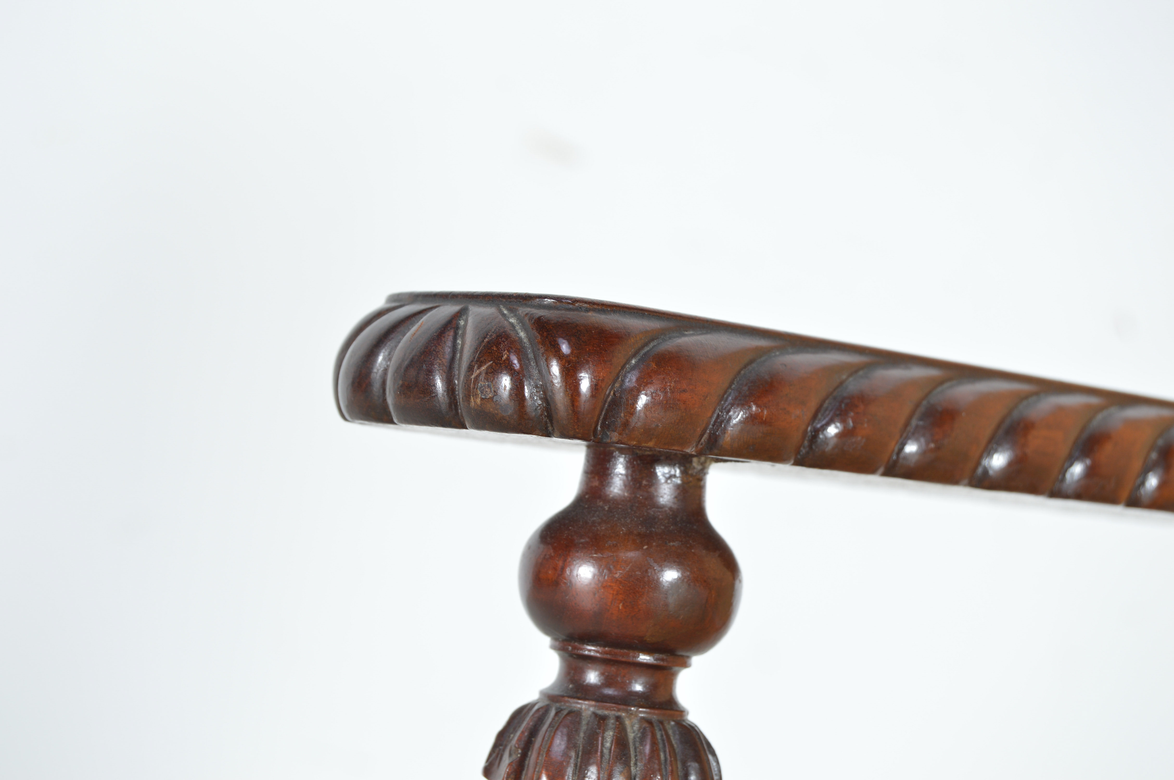 Liverpool Wood and Upholstery Antique Rocking Chair