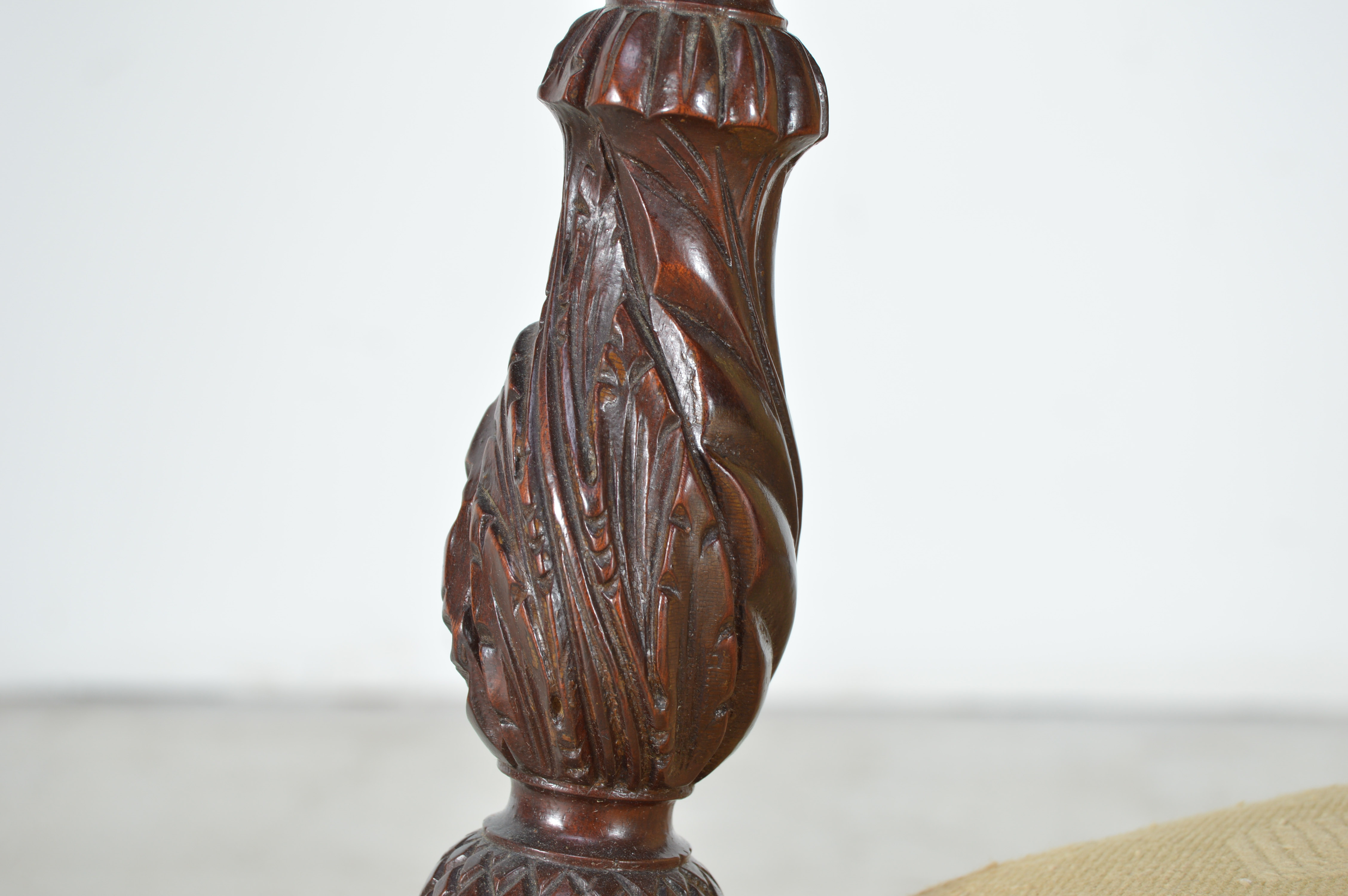 Liverpool Wood and Upholstery Antique Rocking Chair