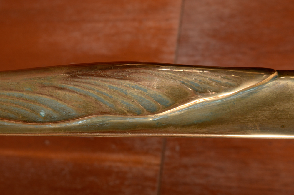 Pair of Art Nouveau Brass Floor Lamps