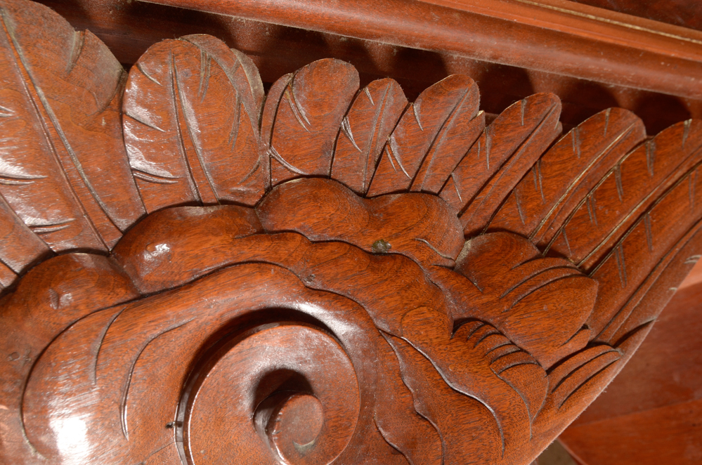 Pair of Winged Lion Architectural Elements