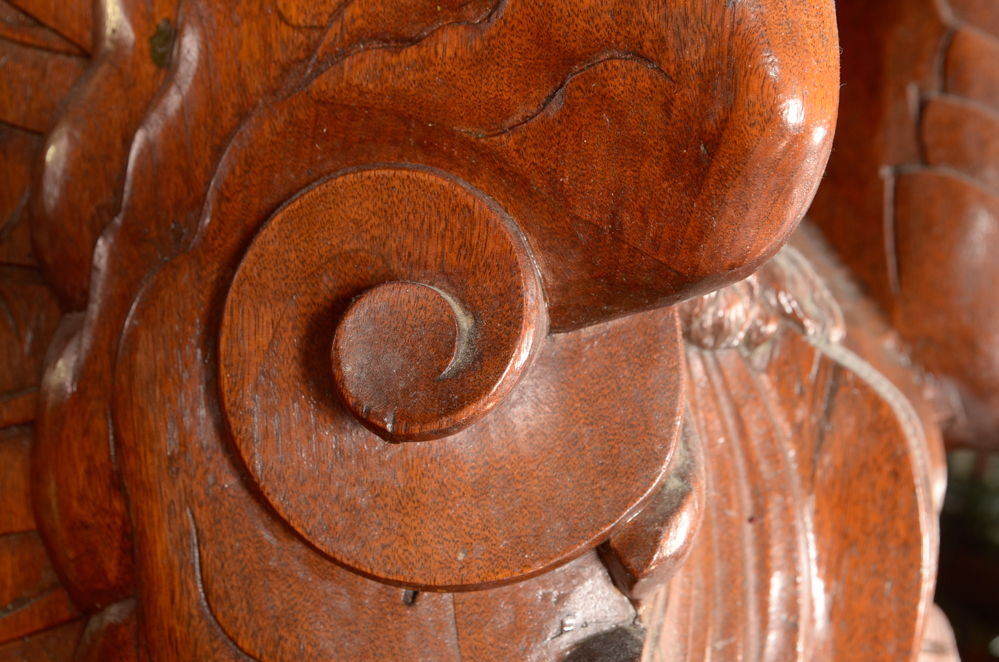 Pair of Winged Lion Architectural Elements