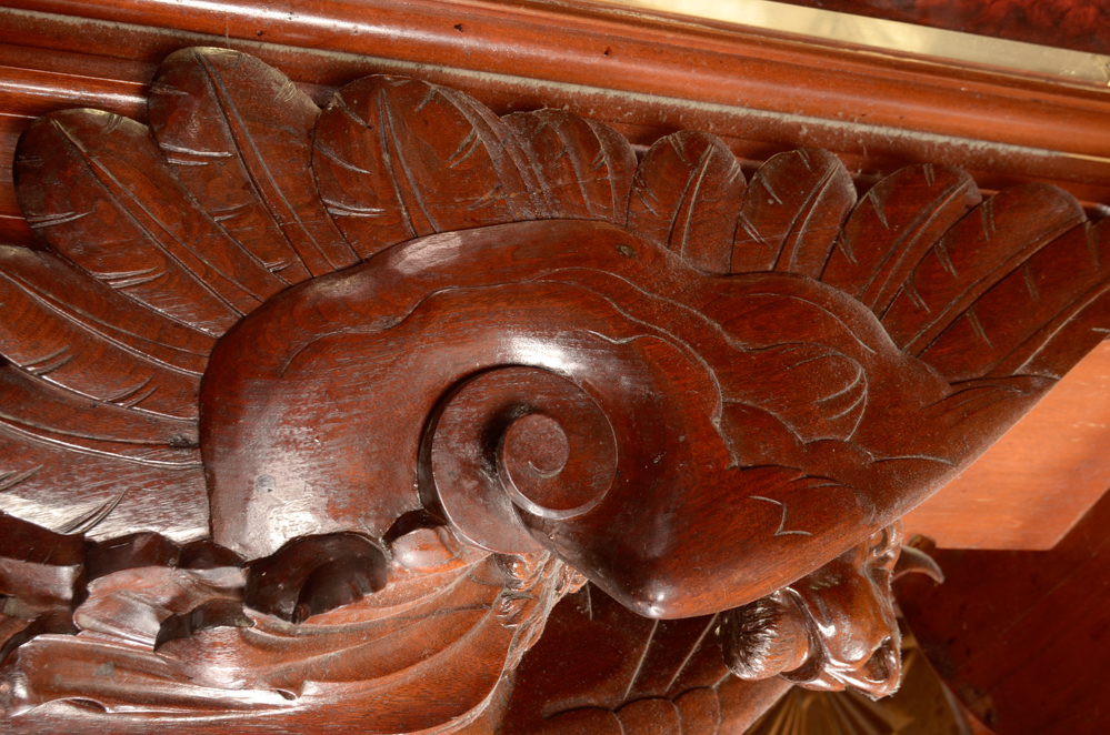 Pair of Winged Lion Architectural Elements
