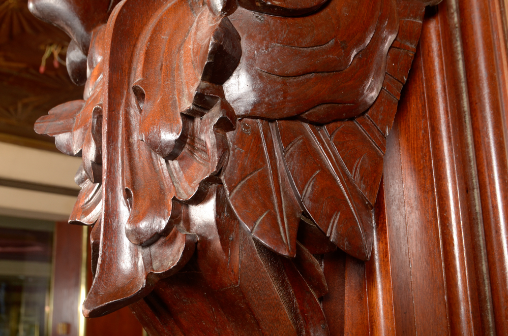 Pair of Winged Lion Architectural Elements