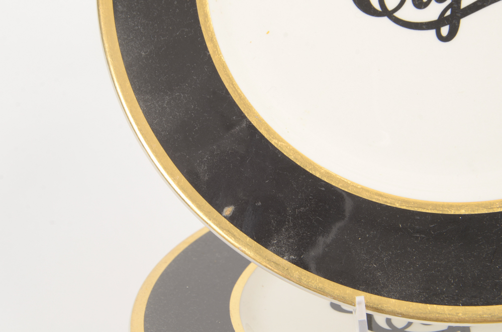 12 "Clyde's" Dinner Plates