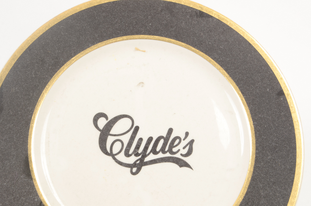 12 "Clyde's" Dinner Plates