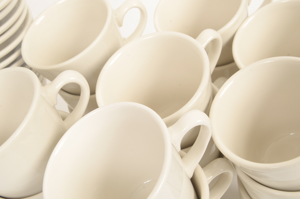 40 Sets of Homer Laughlin Cups and Saucers