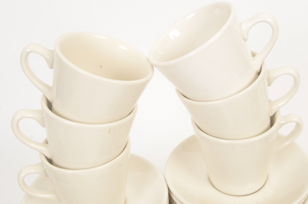 40 Sets of Homer Laughlin Cups and Saucers